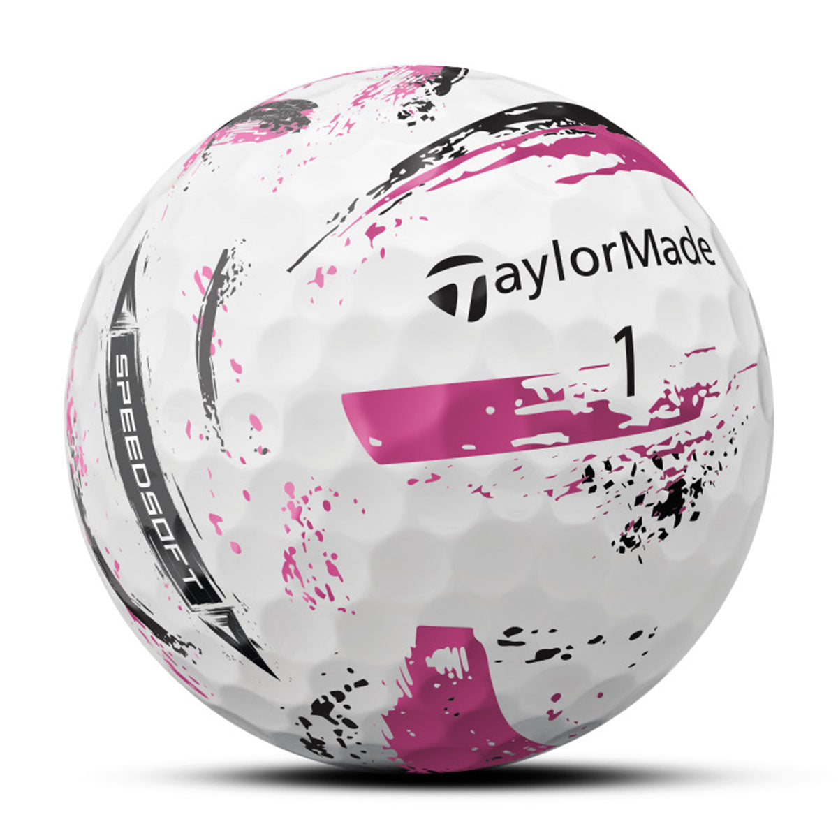 TaylorMade Speedsoft Golf Balls - Pink Ink / Dozen